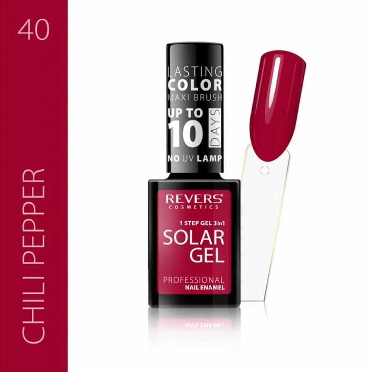 REVERS® 3in1 Solar Gel Nagellak 12ml. - #40 Chili Pepper