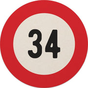 Bierviltjes 34 jaar | Bierviltjes 20 stuks | Bierviltjes verjaardag| Bierviltjes gefeliciteerd