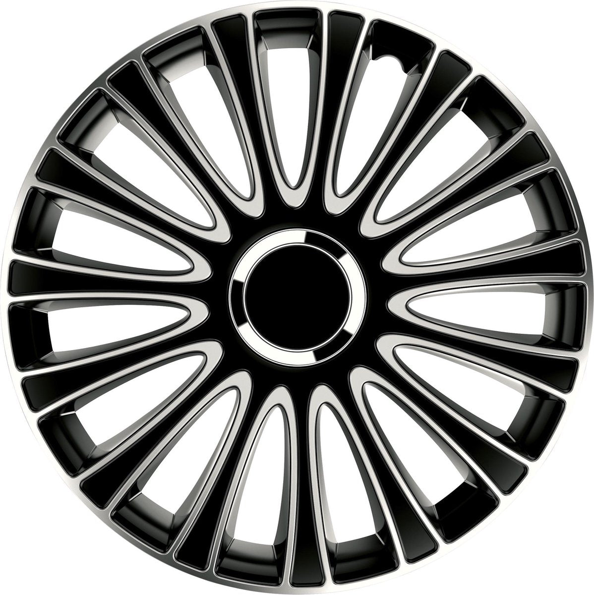 Gorecki Wieldoppenset LeMans Pro 16" Zwart/Zilver