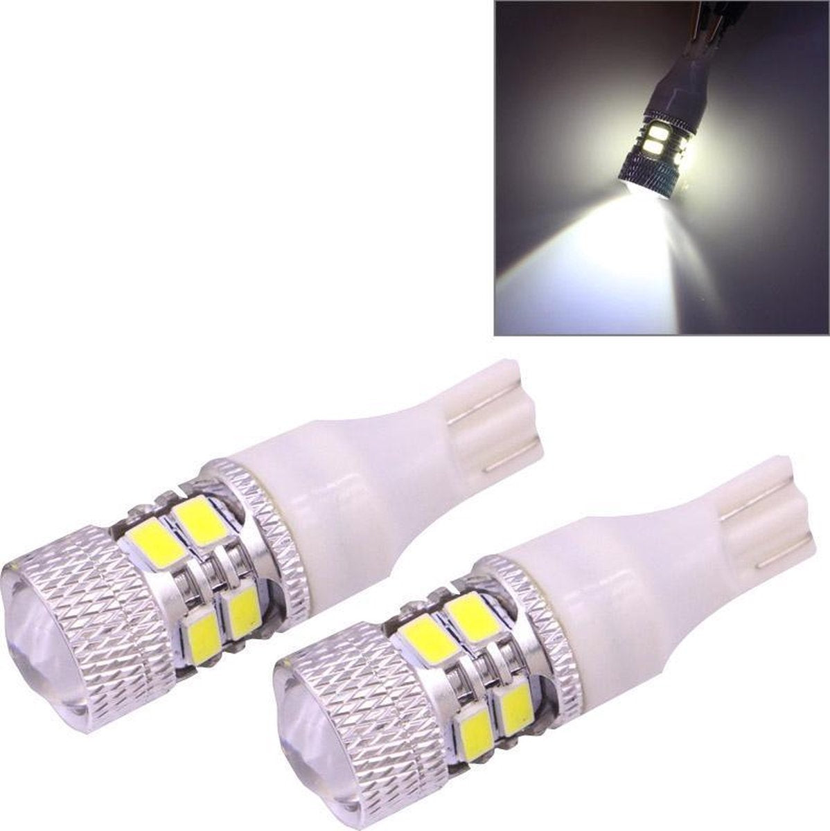 2 STUKS T15-9LED 320 LM 9 W 8 x 5730 +1 x CREE LED's Wit licht Richtingaanwijzer Licht