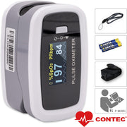 Contec - Saturatiemeter - Oximeter - Inclusief Batterijen - Medische Kwaliteit