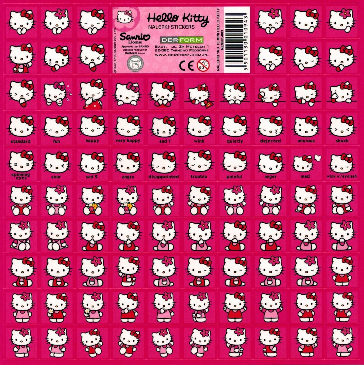 Hello Kitty Stickers