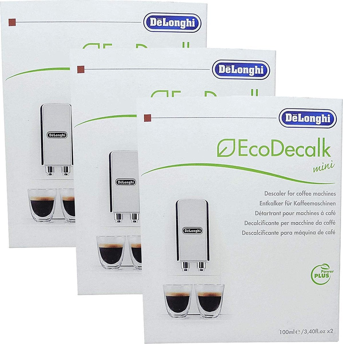 De'longhi  Espressomachine ontkalker 3 x (2 x 100ml)