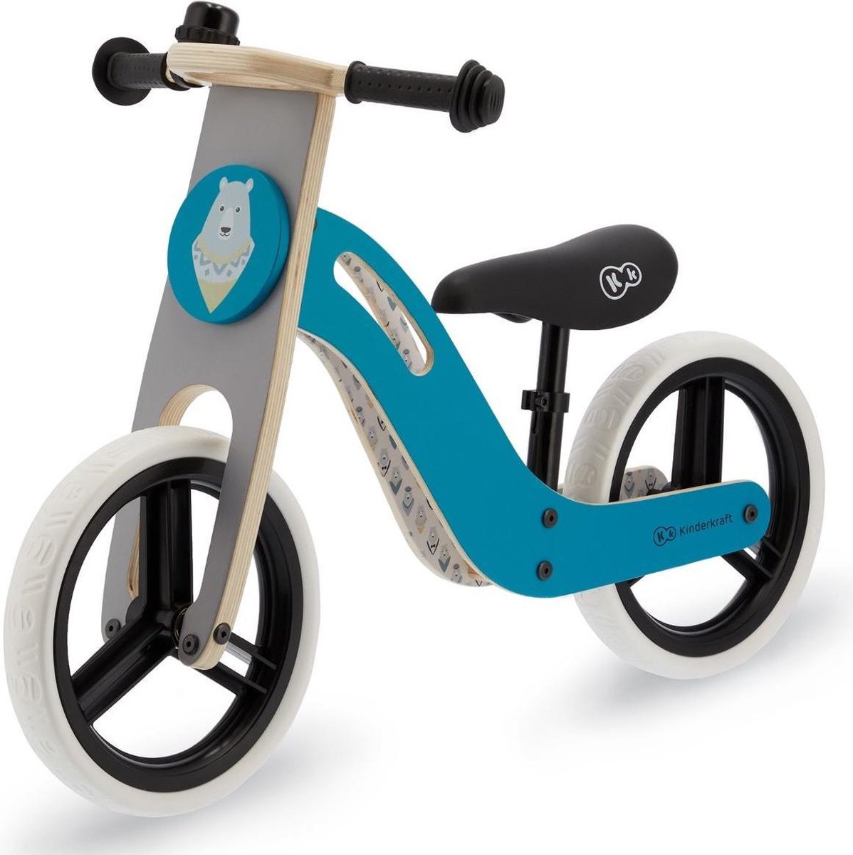 Kinderkraft Uniq Loopfiets - Balance Bike Turquoise
