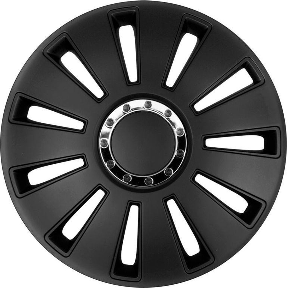 Autostyle Wieldoppen 17 inch Silverstone Zwart - ABS