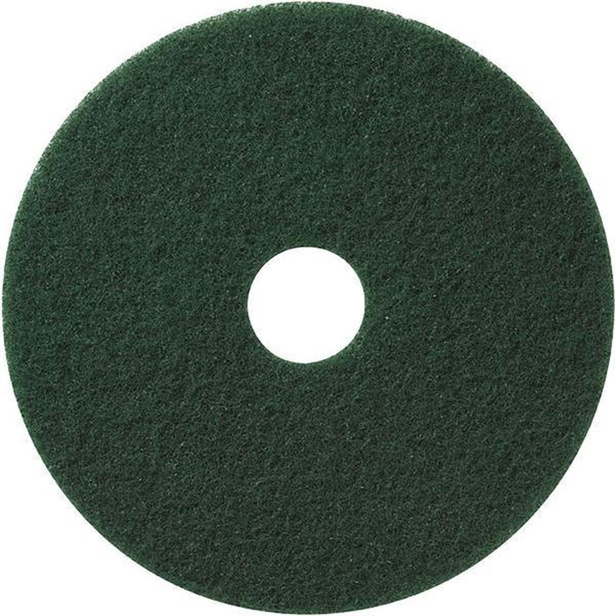 5 stuks vloerpad groen 13 inch 33 cm