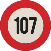 Bierviltjes 107 jaar | Bierviltjes 20 stuks | Bierviltjes verjaardag| Bierviltjes gefeliciteerd