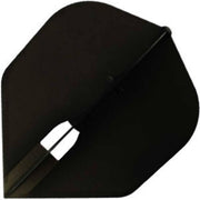 L Style Champagne Dart Flights Shape Black