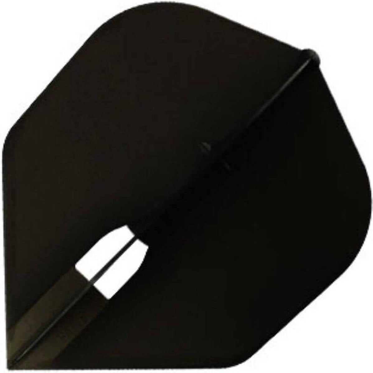 L Style Champagne Dart Flights Shape Black