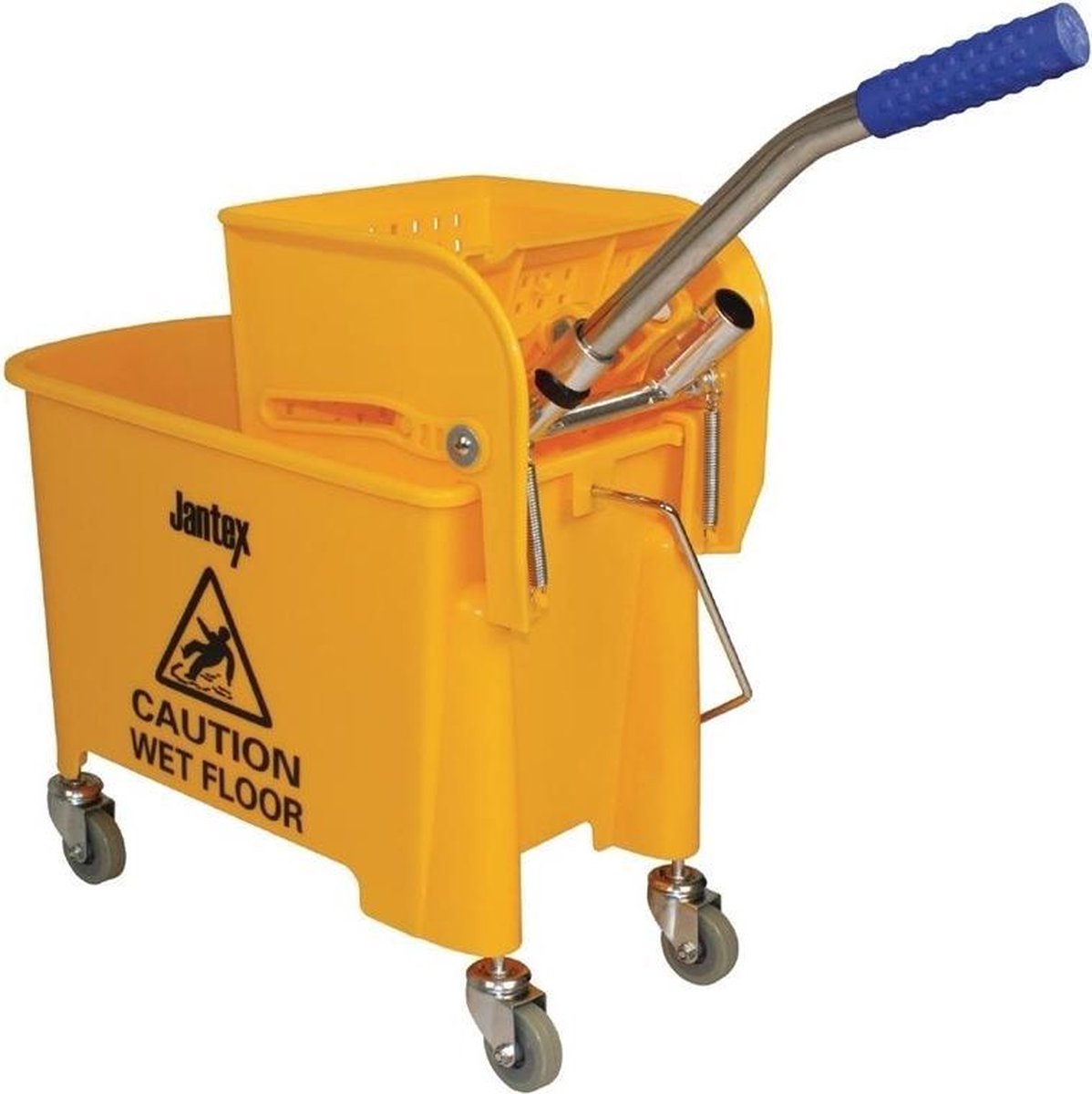 Jantex rolemmer met wringer geel 20ltr