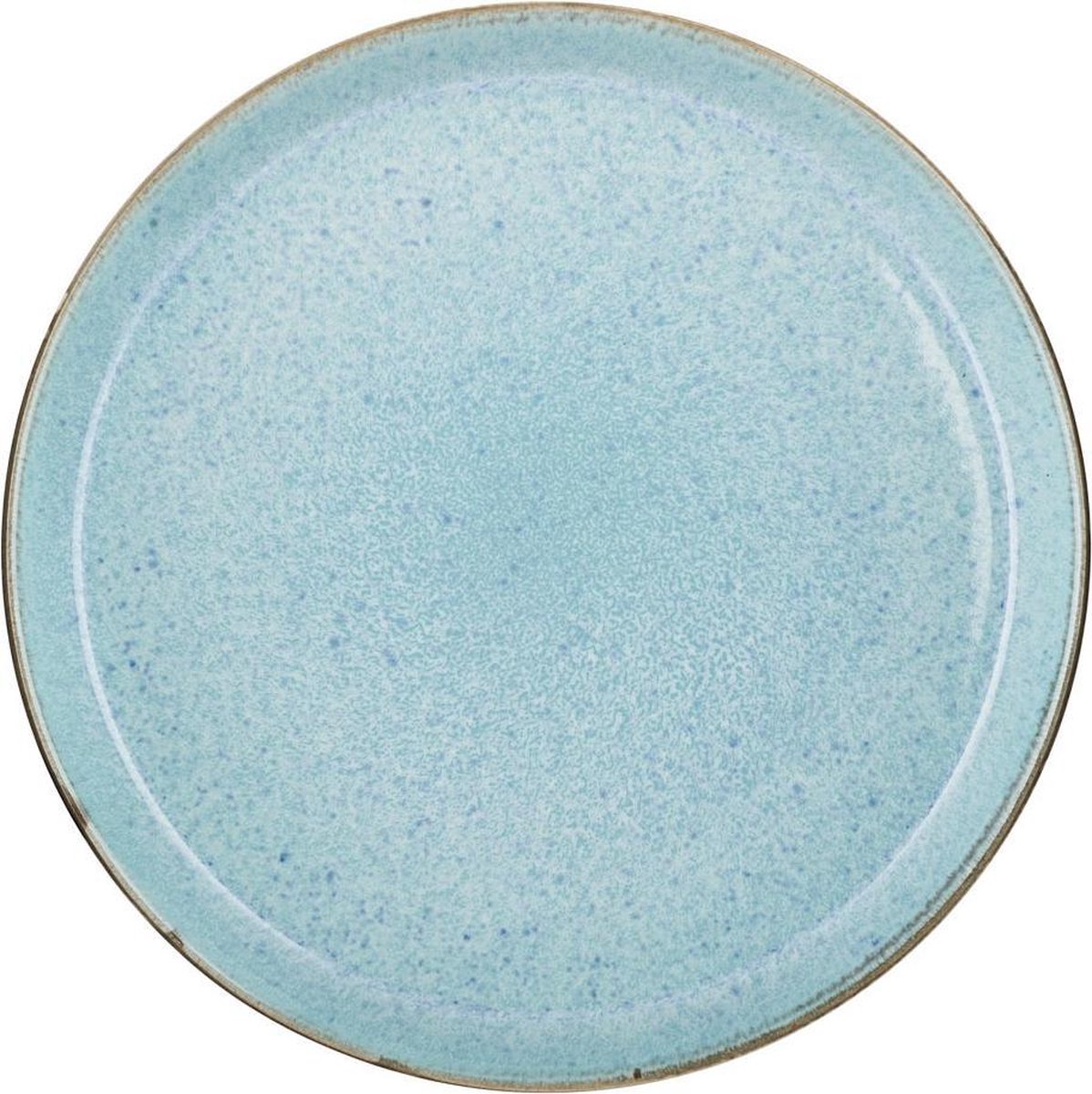 Bitz - Plate dia 27cm Grey/Lightblue