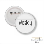 Button Met Speld 58 MM - Wesley