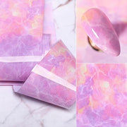 Nail art professional nagel transfer folie - Marmer roze- NF-04 - DM-Products