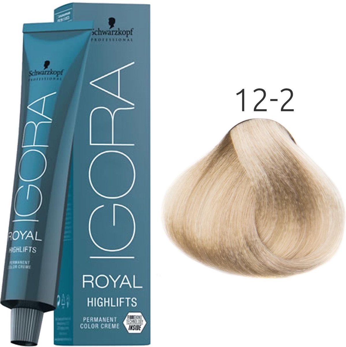 Schwarzkopf Igora Royal Highlifts Permanent Color Cream 60ml - 12-2