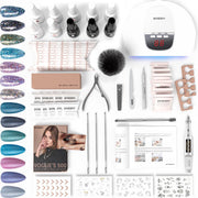 Professionele "Thick Texture" Glitter Gellak Starterset - POPPI® Starter kit met UV Lamp