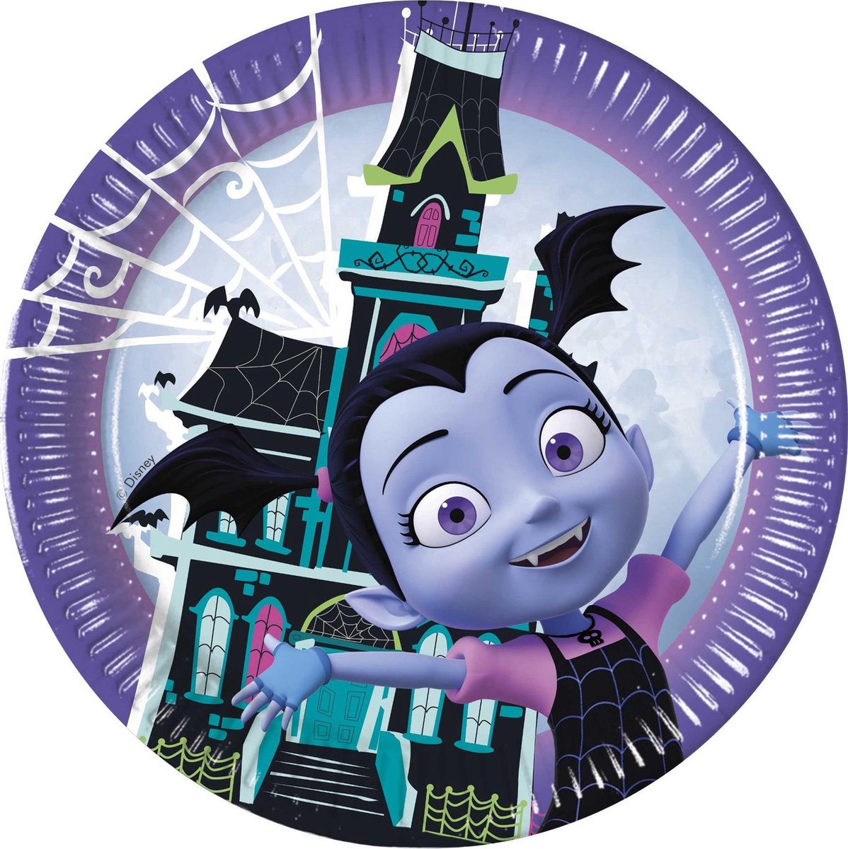 PROCOS - 8 kartonnen Vampirina borden - Decoratie > Borden