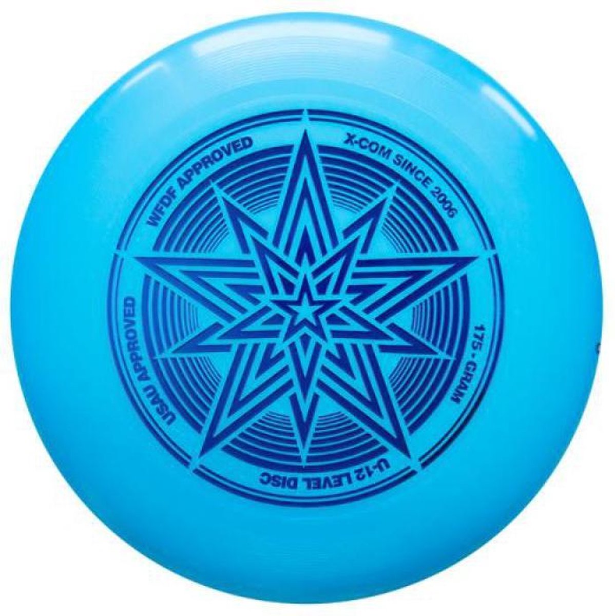 X-COM Ultimate Star Frisbee - 175 gram - Lichtblauw