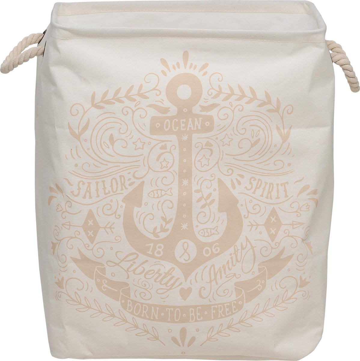 Sealskin Anchor Wasmand - Ecru