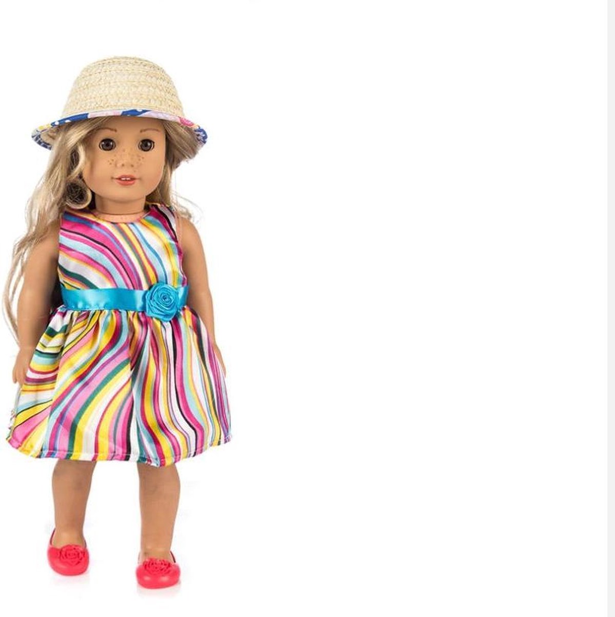 Akyol® Poppenkleding – Baby – Gestreept – Poppenkleertjes – 45 cm