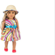 Akyol® Poppenkleding – Baby – Gestreept – Poppenkleertjes – 45 cm