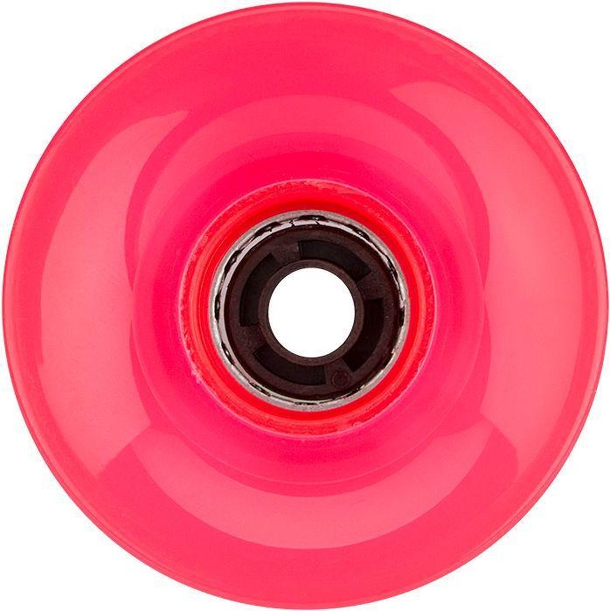 Nijdam LED Wielen voor Flip Grip Board - 60 x 45 mm - Fluorroze/Paars