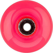 Nijdam LED Wielen voor Flip Grip Board - 60 x 45 mm - Fluorroze/Paars