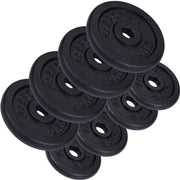 ScSPORTS® Halterschijven 30 kg - 4 x 5 en 4 x 2