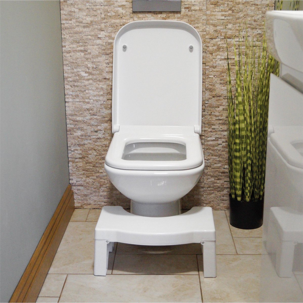 Aidapt Toiletkrukje - Toiletkruk - WC krukje - opvouwbaar