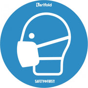 'Mondkapje' Deursticker