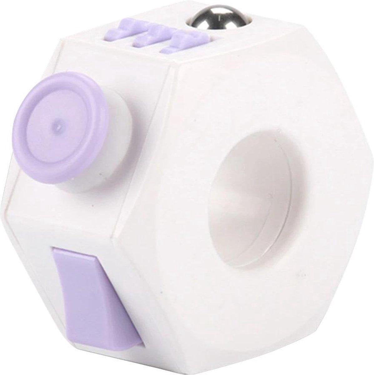 Fidget Ring - Vinger Fidget - Fidget toy - Moer Lila - ook op TIKTOK en YouTube te zien.