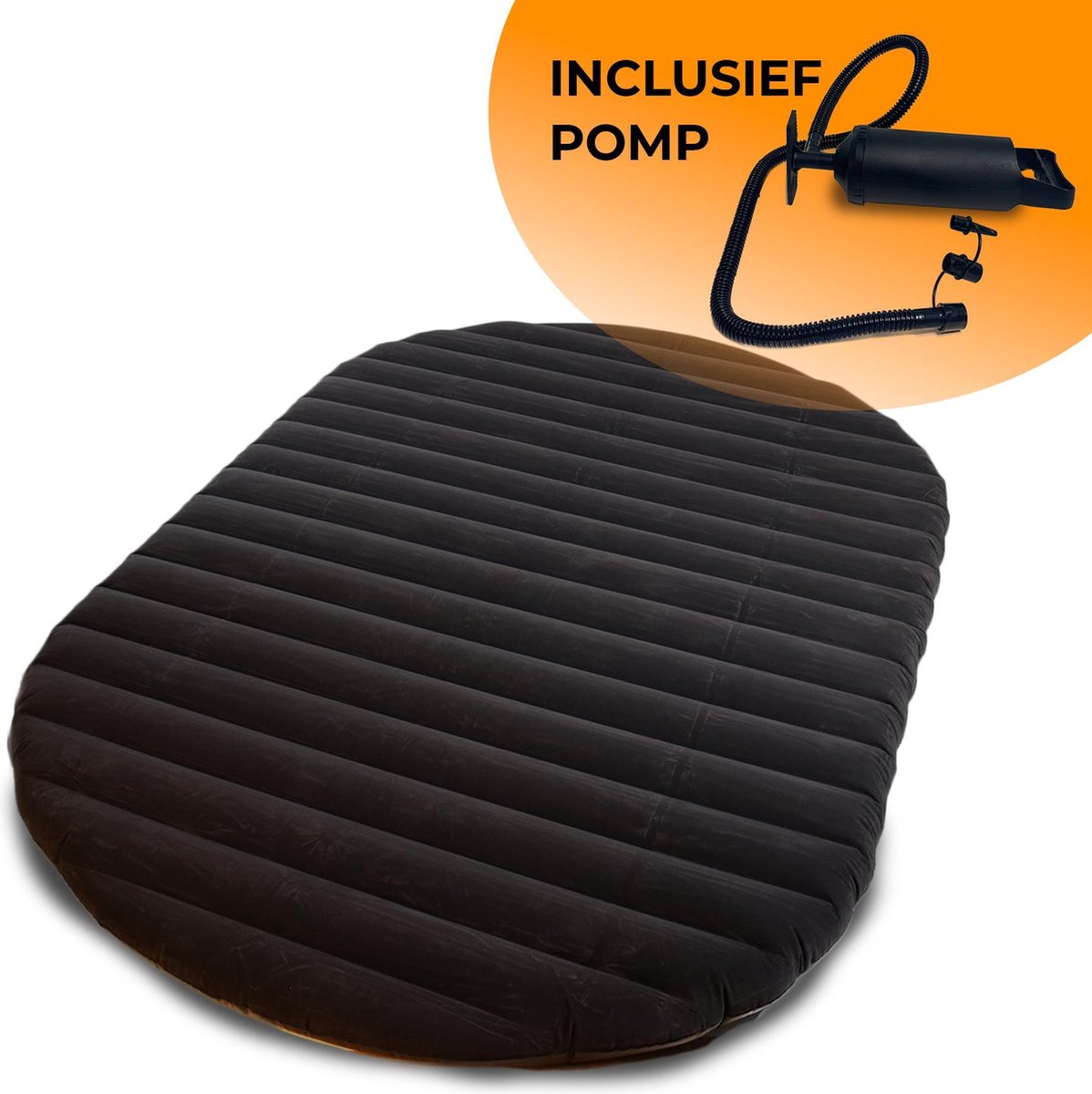 Deryan Luxe twin Luchtbed - Tweepersoons Luchtbed Inclusief pomp -  230 cm x 145 cm