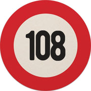 Bierviltjes 108 jaar | Bierviltjes 20 stuks | Bierviltjes verjaardag| Bierviltjes gefeliciteerd