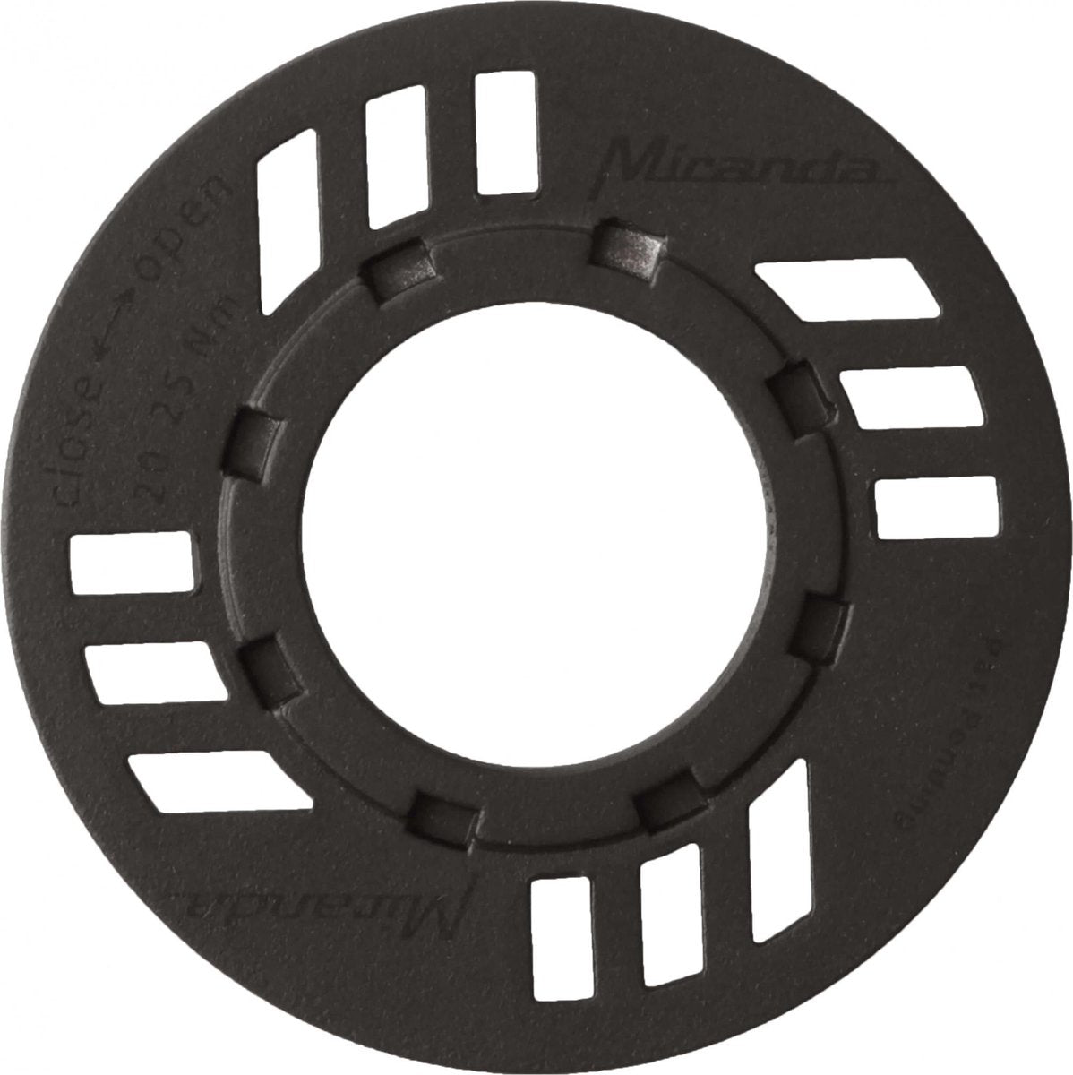Bosch E-bike lockring alu 3mm voor Bosch 2 20t zwart