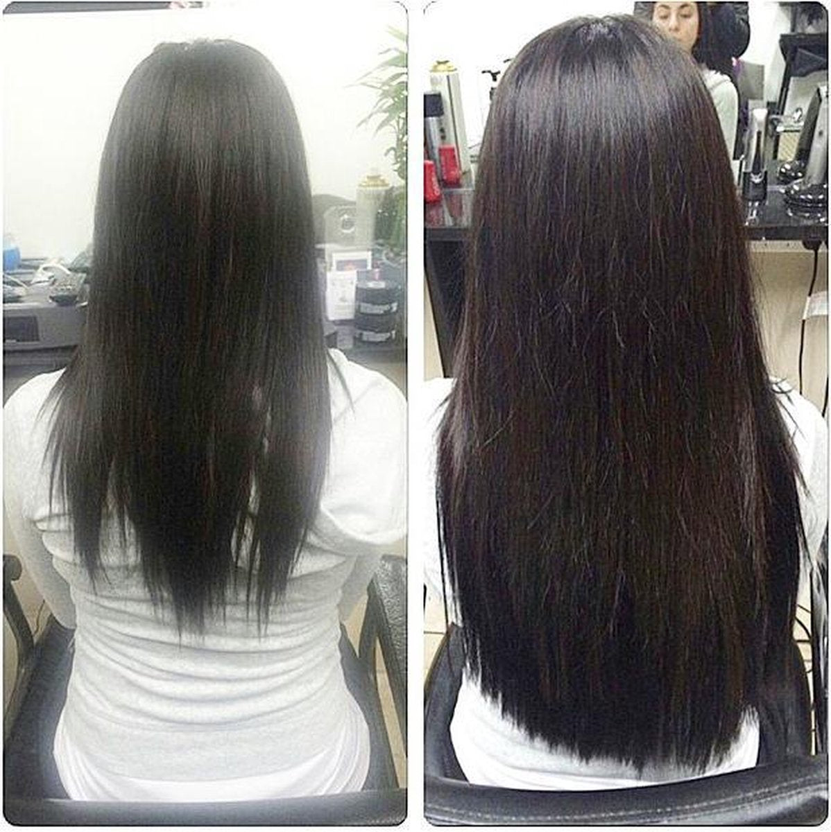 Hair Halo Wire Hair Extensions 50cm zwart 100%Echt haar 120gram