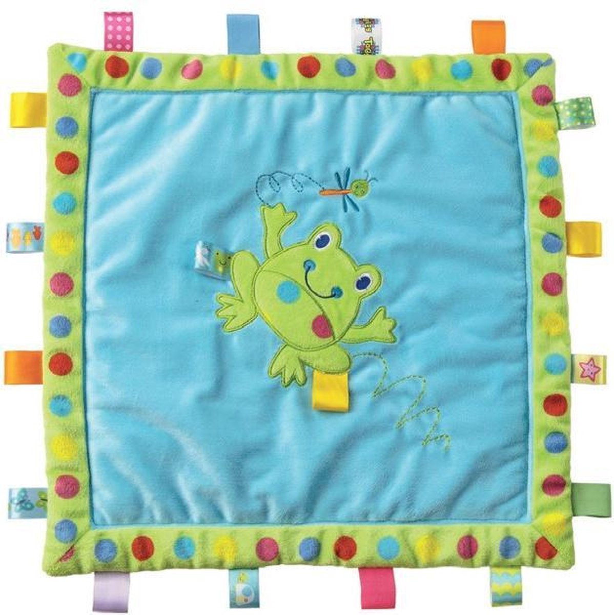Pizzazz knuffeldoekje kikker