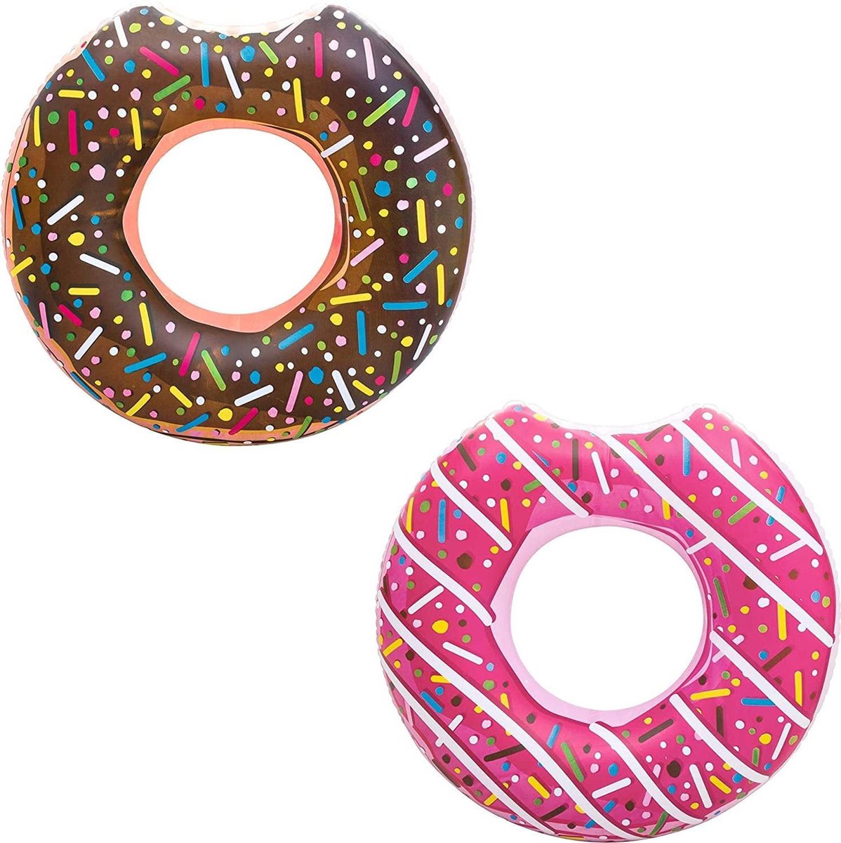 Bestway 36118 – opblaasbare donuts voor zwembad donut Ø 107 cm