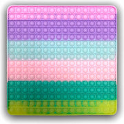 Fidget Toys - XXXL Vierkant Meerkleurig - Pop It Fidget Toy - Nieuwe Pop It - TikTok - 30CM - NIEUW