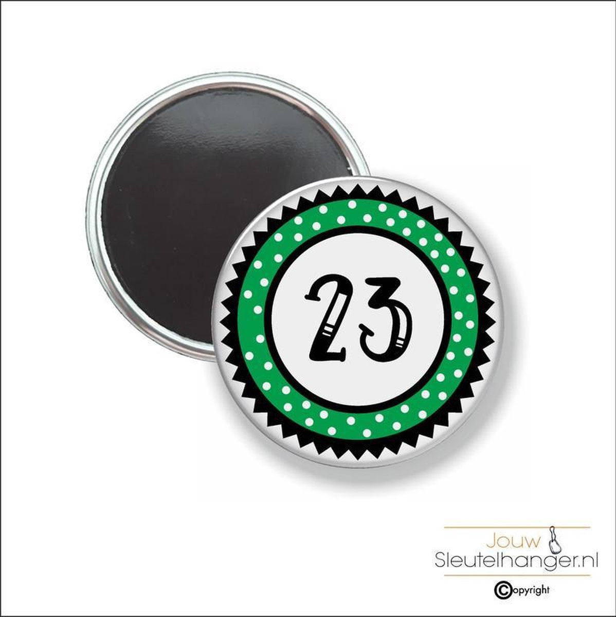 Button Met Magneet 58 MM - 23