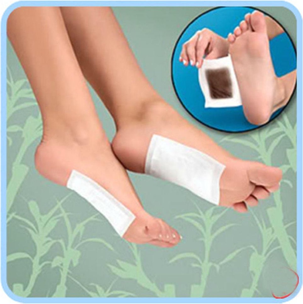 ALiver Detox Voetpleisters / Detox Pleisters / Ontgift het Lichaam - 2x10 Stuks