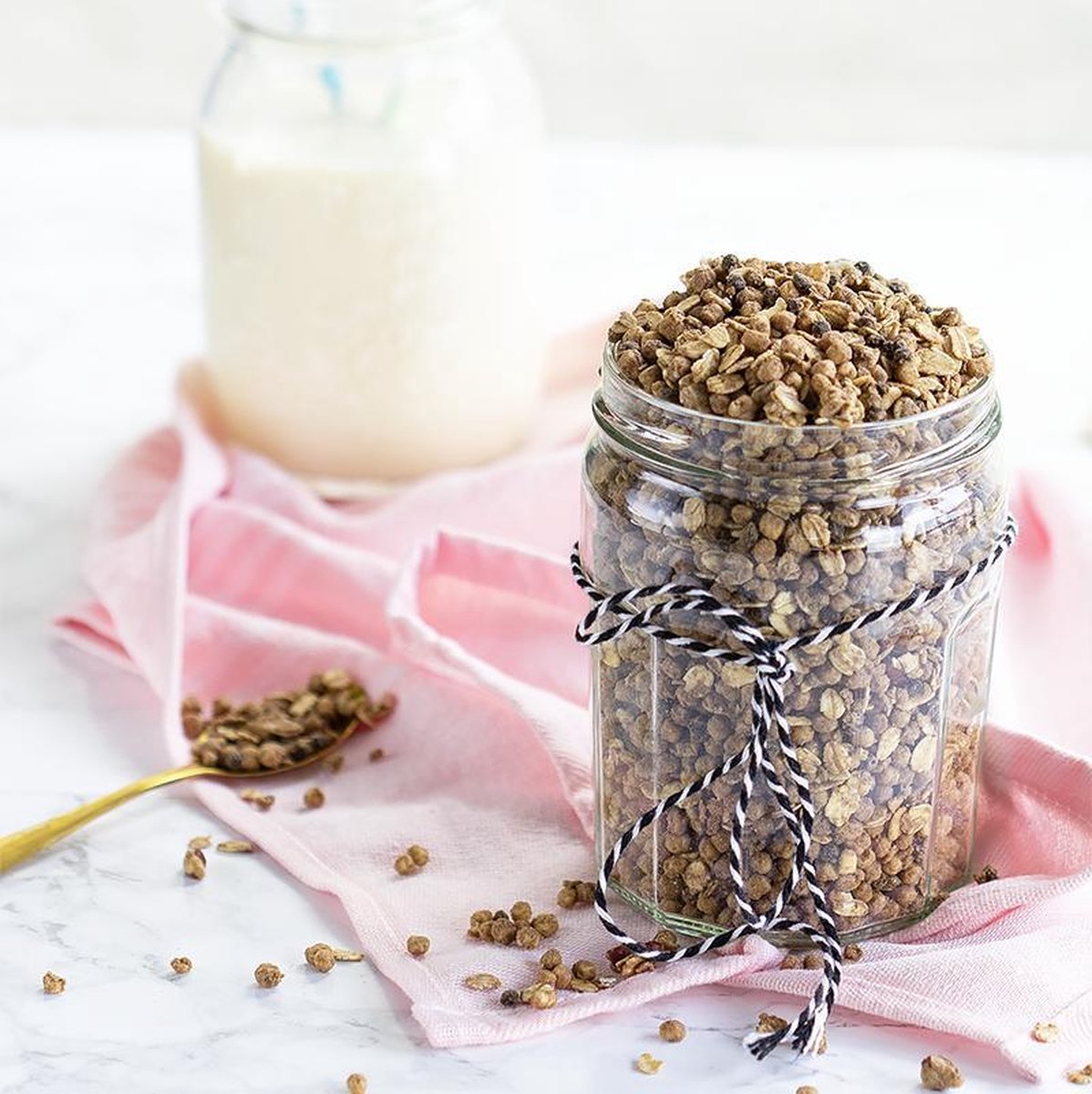 Protiplan | Muesli Chocolade Karamel | 7 x 30 gram | Perfect voor een koolhydraatarm ontbijt of lunch