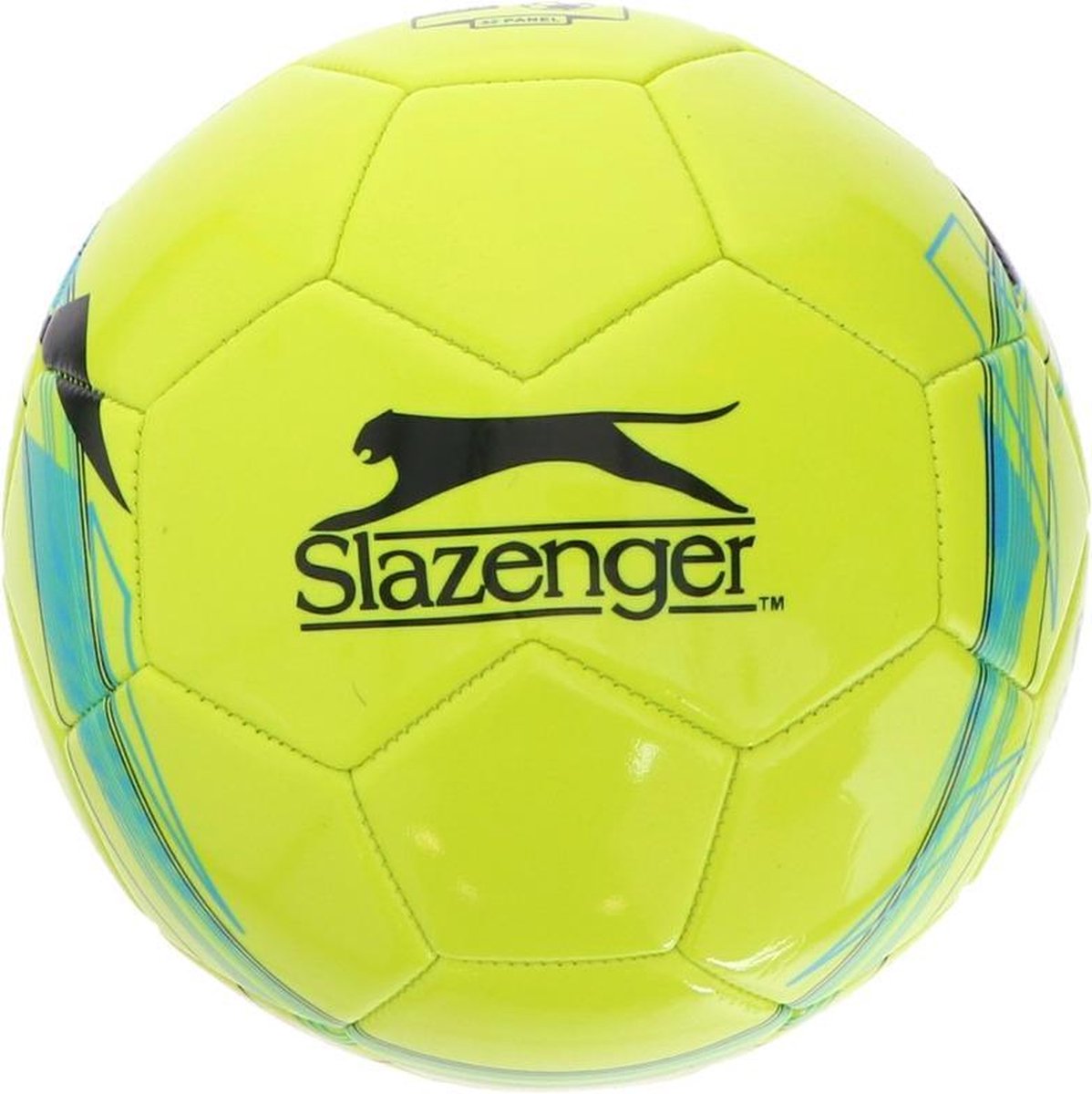 Gele speelgoed voetbal 21 cm/maat 5 voor kinderen/volwassenen - Buitenspeelgoed - Sporten/voetballen - Panna straatvoetbal balletje - Sport en spel materialen