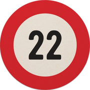 Bierviltjes 22 jaar | Bierviltjes 20 stuks | Bierviltjes verjaardag| Bierviltjes gefeliciteerd