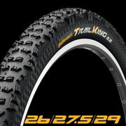 Buitenband 29x220 55-622 continental vouw 29inch continental trail ki - ZWART