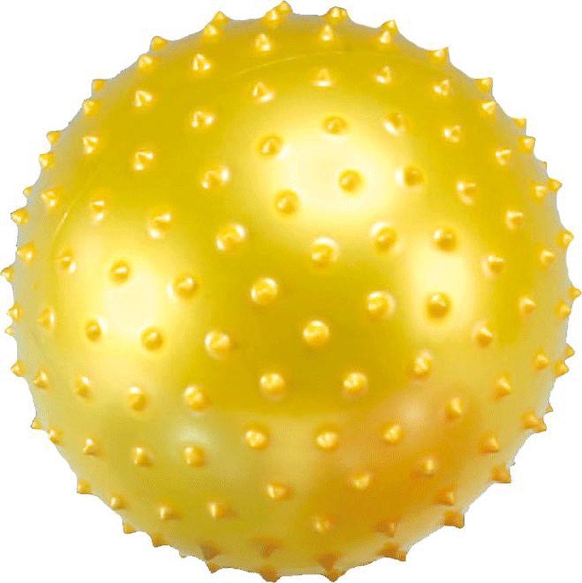 Bal Spiky 12 cm | geel