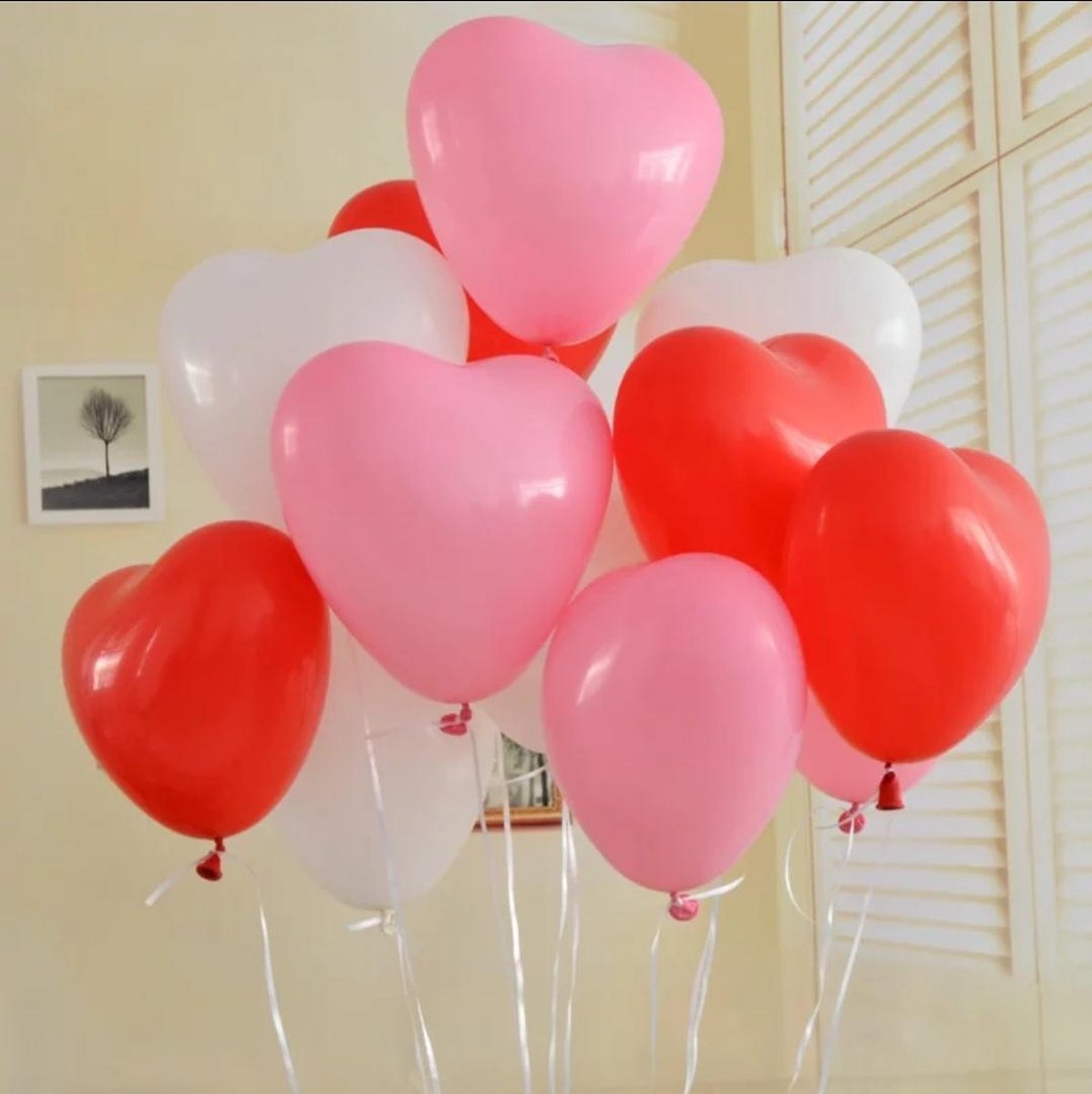 HARTJES-9-STUKS-ROOD-ROZE-WIT-MOEDERDAG-LATEX-BALLONNEN