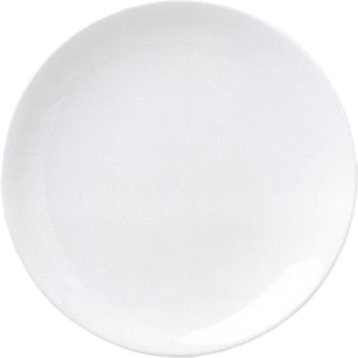 Gural Ent Set 6 Plat bord 25 cm Wit Porselein 601113