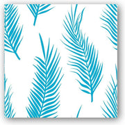 GALA Servetten - Palm Leave Azur - 25x25cm - 25 Stuks - Dessin