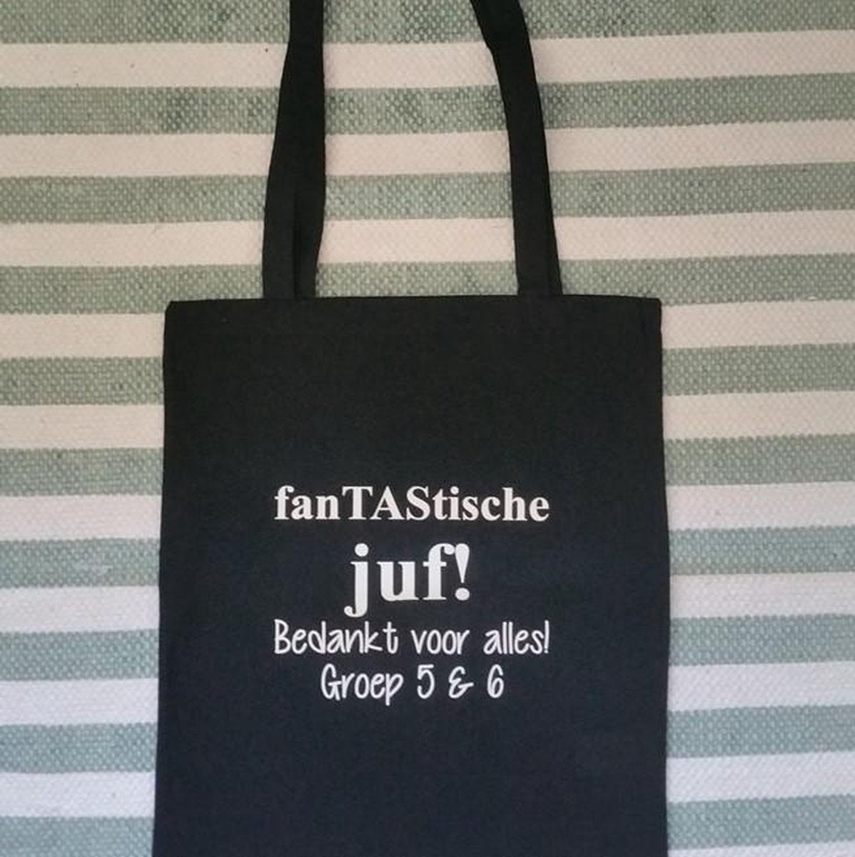 Tas fanTAStische Juf kan met naam juf en leerling/groep Meester / juffen dag einde schooljaar bedankt cadeau  Juffendag cadeau  Einde schooljaar   juf
