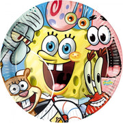 Procos Feestborden Spongebob Junior 23 Cm Karton 10 Stuks