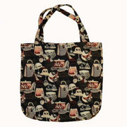 Gobelin boodschappentas groot | totebag | mode accessoires / zwart